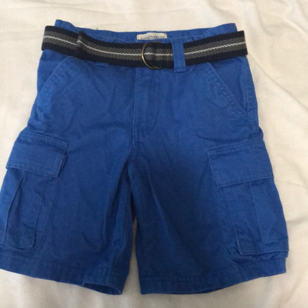Boys blue cargo shorts